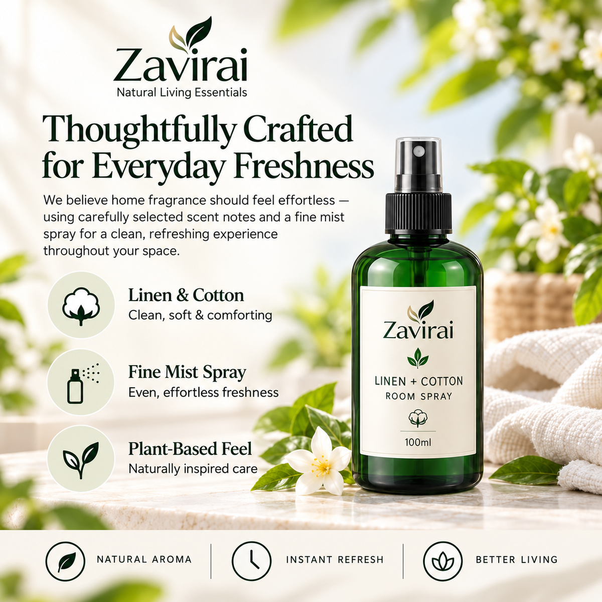 Zavirai Linen & Cotton Room Spray